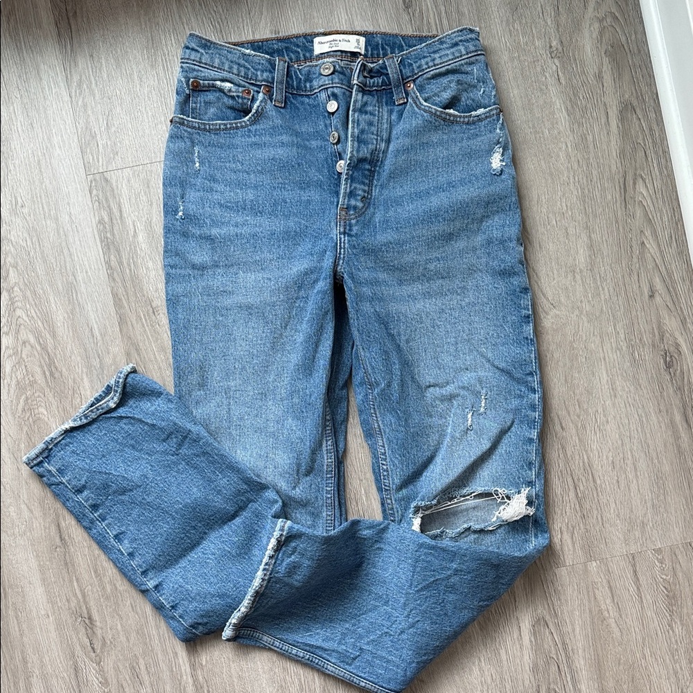 Abercrombie The Dad High Rise Jeans 25r